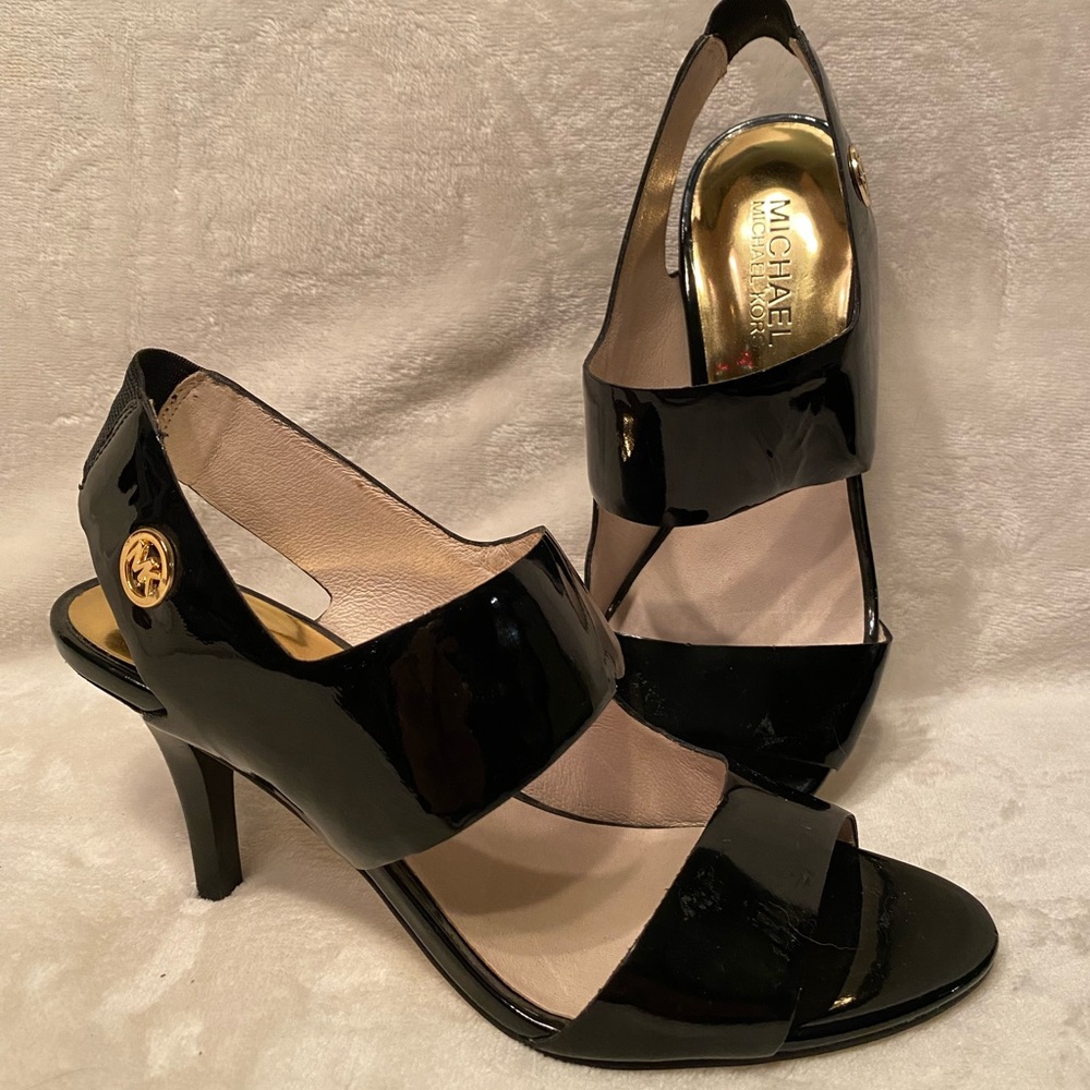 Michael by Michael Kors Rochelle Black Heels